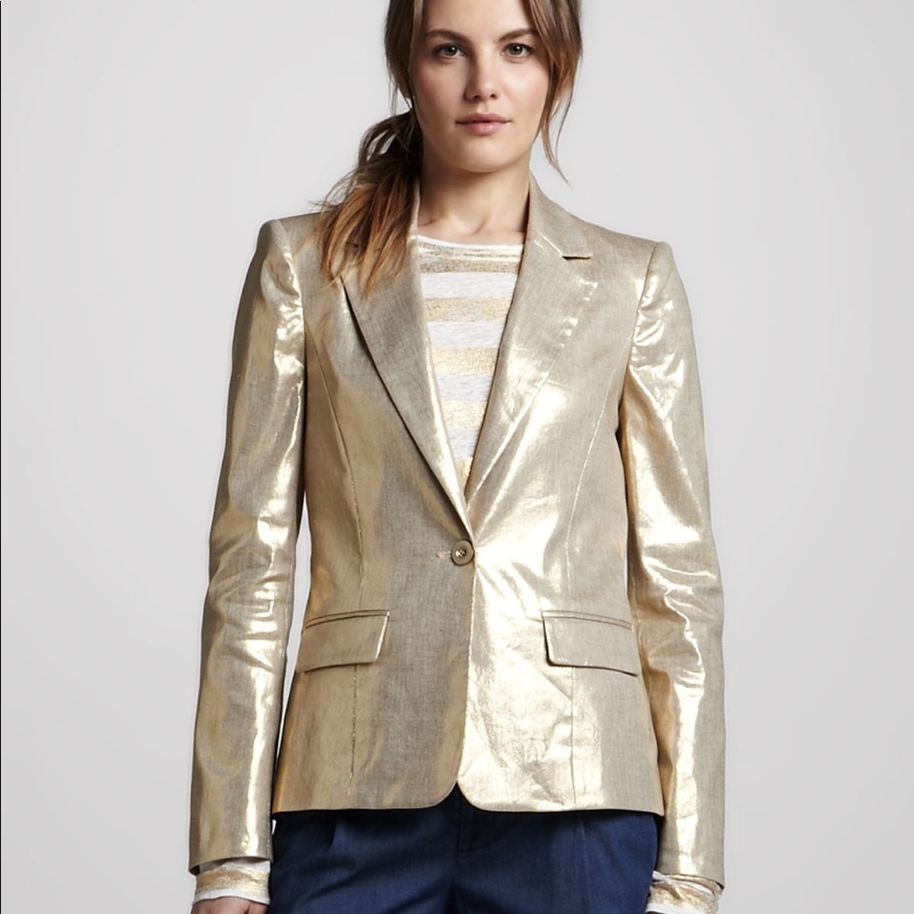 ⚡️NYE SALE⚡️ Alice and Olivia Metallic Blazer